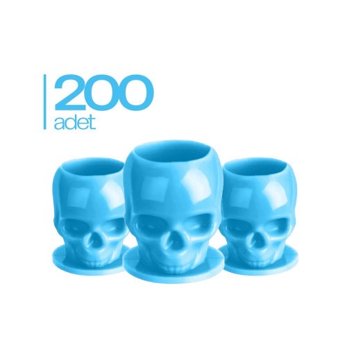 SKULL POTA MAVİ 200 ADET