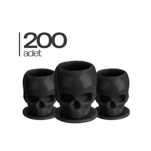 SKULL POTA SİYAH 200 ADET
