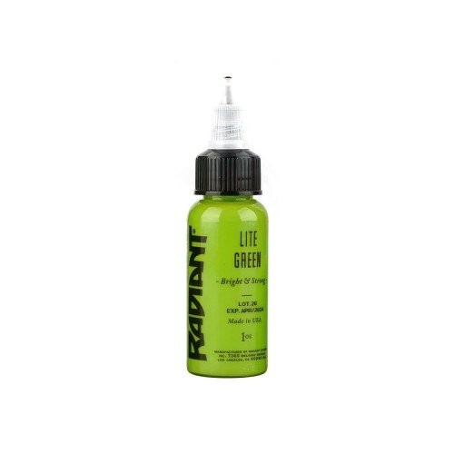 RADIANT LITE GREEN 1 OZ 30 ML YOĞUN PİGMENT DÖVME BOYASI
