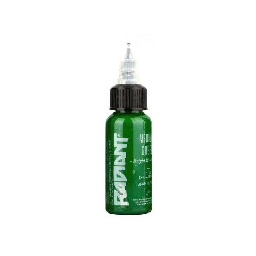 RADIANT MEDIUM GREEN 1 OZ 30 ML YOĞUN PİGMENT DÖVME BOYASI