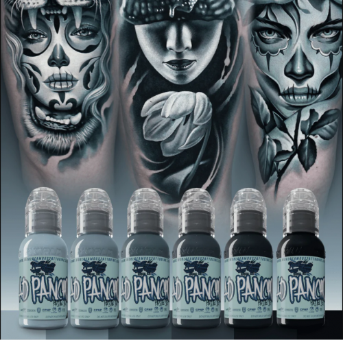 WORLD FAMOUS AD PANCHO PASTEL GRAY SET 1 OZ 30 ML